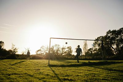 Football in the countryside