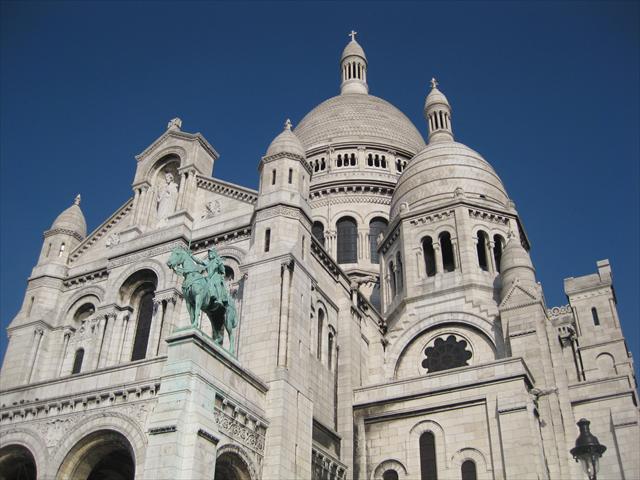 The Sacre Coeur, Paris on a sunny day